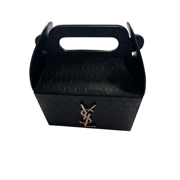 Yves Saint Laurent Take Away Box in Black Leather - Picture 4 of 5
